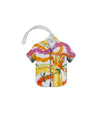 Hawaiian Leis Aloha Shirt Luggage Tag