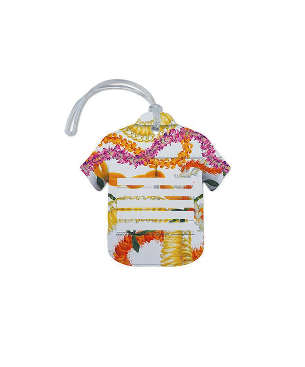 Hawaiian Leis Aloha Shirt Luggage Tag