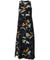 Long Black Cocktail Dress Bamboo Paradise Black