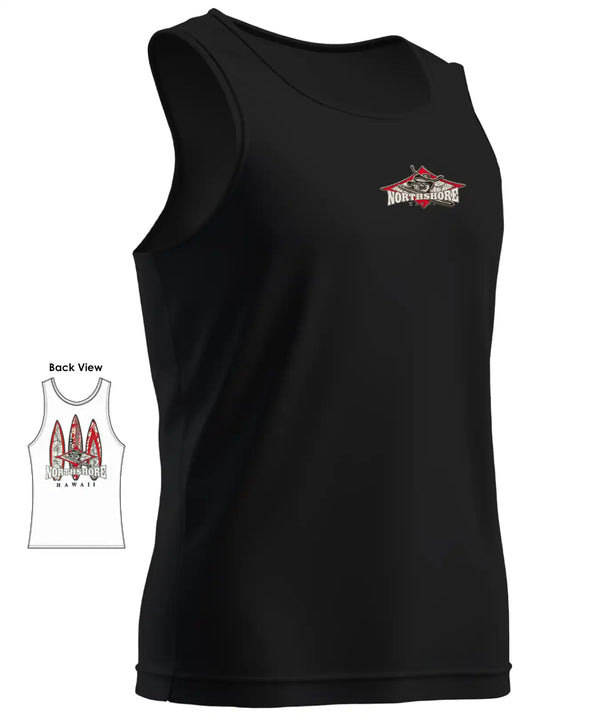 North Shore Hawaii Tank Top T-Shirt for Men Black