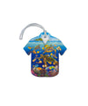 Ocean Friends Aloha Shirt Luggage Tag