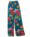 Wide Leg Hawaii-Made Pants Blooming Orchids