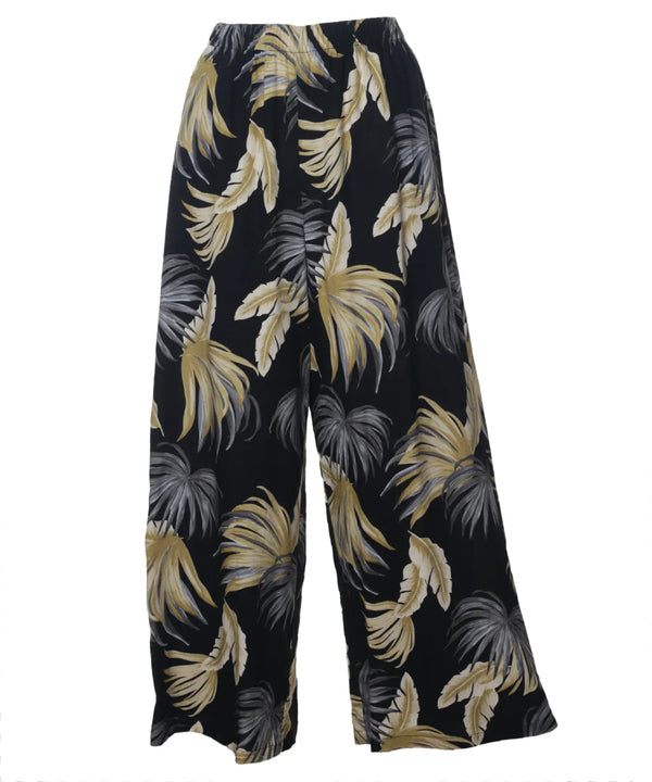 Fan Palm Wide Leg Hawaii-Made Pants