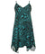 Scarf Hem Short Hawaiian Dress Tribal Time Jade