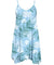 Palmas Scarf Hem Short Hawaiian Dress Light Blue
