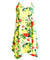 Ilikai Bouquet Scarf Hem Short Hawaiian Dress Yellow
