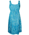 Birds of Paradise Mirage Short Hawaiian Dress with Adjustable Waist Tie