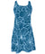 Gala Hibiscus A-Line Short Hawaiian Dress Back Cutout