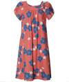 Short Muumuu Pull Over Cotton Plumeria Hibiscus
