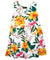 Pua Aloha Sleeveless Blouse Inverted Pleat Top V-Neck