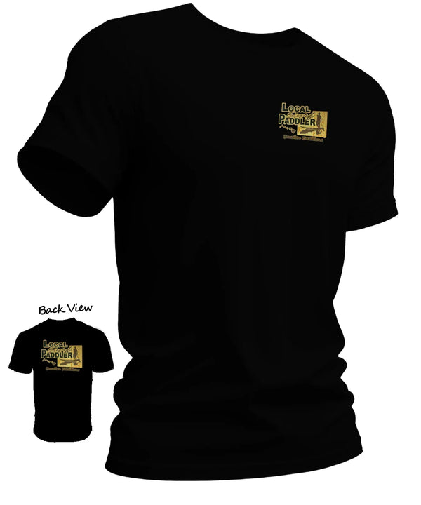 Local Paddler Surf Hawaiian Traditions T-Shirt Black