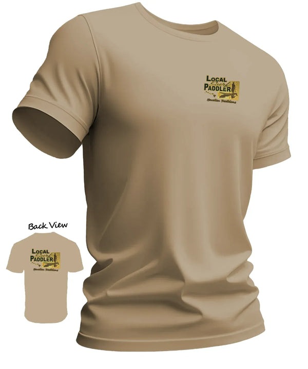 Local Paddler Surf Hawaiian Traditions T-Shirt Sand