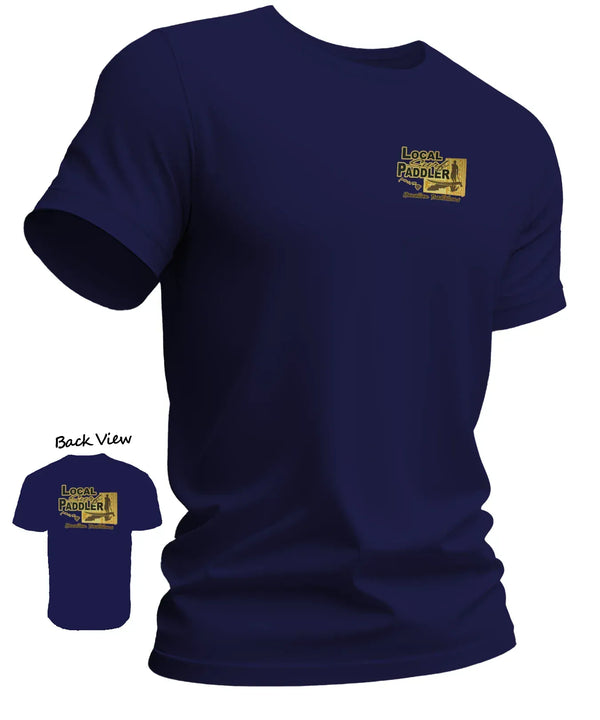 Local Paddler Surf Hawaiian Traditions T-Shirt Navy