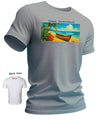 Molokai No Crowds-Just Culture Hawaiian T-Shirt Ash
