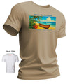 Molokai No Crowds-Just Culture Hawaiian T-Shirt Sand