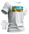 Molokai No Crowds-Just Culture Hawaiian T-Shirt White