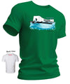 Pearl Harbor Arizona Memorial Hawaiian T-Shirt Green
