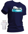 Pearl Harbor Arizona Memorial Hawaiian T-Shirt Navy