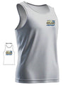 Tank Top Men's Hawaiian Shirt Islands Map Ash