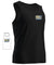 Tank Top Men's Hawaiian Shirt Islands Map Black