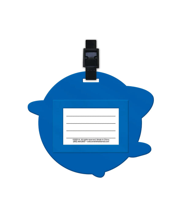Tribal Shark Blue Luggage Tag