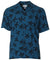 Aloha Palms Rayon Shirt for Men Blue Two Palms
