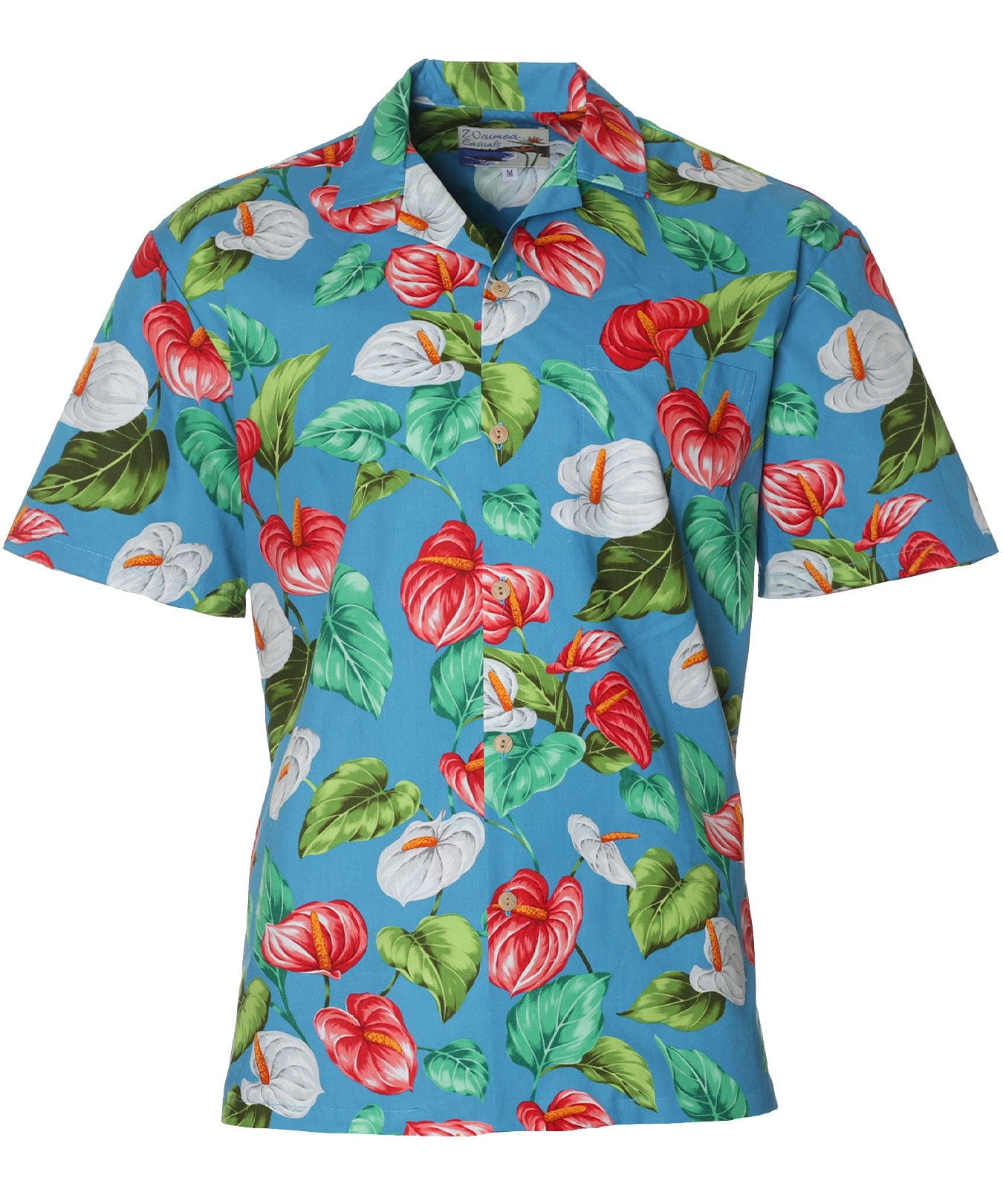 anthurium shirt Anthurium Shirt Turquoise / L