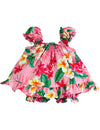 Baby Clothes 2 Piece Capri Set Kelly Pink RJC