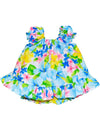 Baby Clothes 2 Piece Capri Set Watercolors Dream Blue RJC