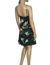Bamboo Paradise Spaghetti Strap Hawaiian Dress in Black