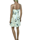 Bamboo Paradise Spaghetti Strap Hawaiian Dress in Cream
