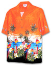 Parrots Beach Men's Aloha Shirt