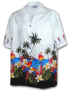 Parrots Beach Men's Aloha Shirt