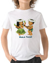 Hula Time Kids T-Shirt White Shaka Time Hawaii