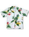 Boy Shirt Birds of Paradise White