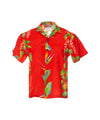 Boy Aloha Shirt Birds of Paradise Panel