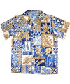 Boy Shirt Tapa Honu Blue