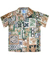 Boy Shirt Tapa Honu Green