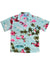 Boys Shirt Tropical Flamingo Light Blue