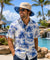 Monstera Honu Bucket Hat Reversible Hawaii Khaki