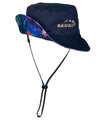 Rainbow Night Bucket Hat Reversible Hawaii Navy