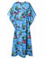 Caftan Hawaiian Dress View Diamond Head Blue One size