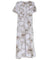 Caftan Hawaiian Dress Outrigger Tribal Beige One size