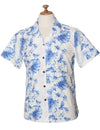 Camp Hawaiian Shirt for Women Haku Laape White KY