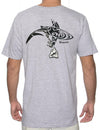Hawaii Islands Tribal Shark T-Shirt Ash Shaka Time Hawaii