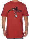 Hawaii Islands Tribal Shark T-Shirt Red Shaka Time Hawaii