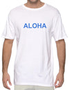 Tee ALOHA Hawaiian Word White Shaka Time Hawaii
