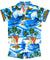 Cool Waves Toddler Boy's Hawaiian Clothes Set Blue
