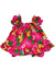 Cute Pineapples Baby Clothes 2 Piece Capri Set Hot Pink