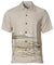 Diamond Head Surf Vintage Kaimana Hawaiian Shirt Tan Paradise Found